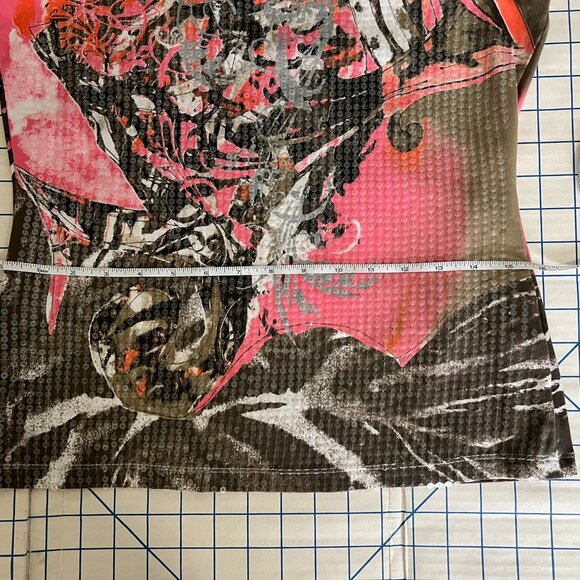 Tribal Sequin Tank top Sleeveless Size PS - Picture 2 of 10